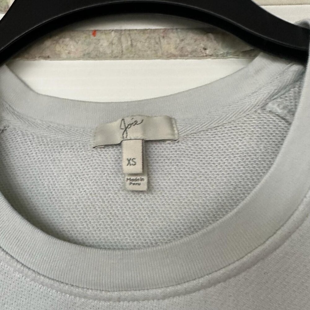 ⭐Size XS Sweater Women Joe Puff long Sleeve Round neck Pima Cotton Gray New ⭐ - Picture 4 of 5